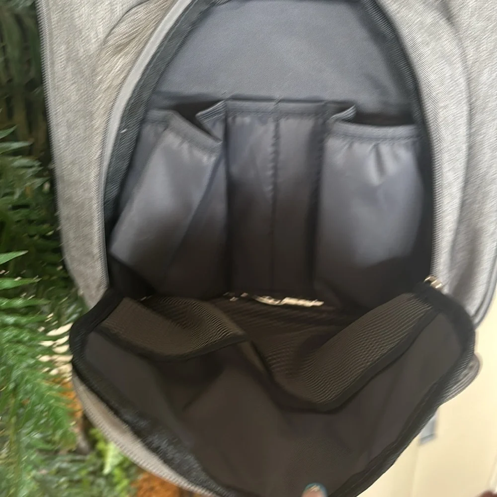 Brand New Diaper Bag Backpack Portable Changing Pad Stylish Gray Baby Organizer